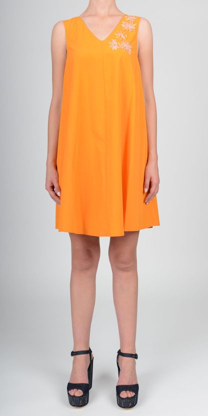 Alysi pomaranczowa luzna sukienka