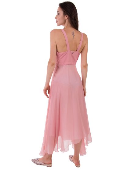 Dondup zwiewna różowa sukienka
