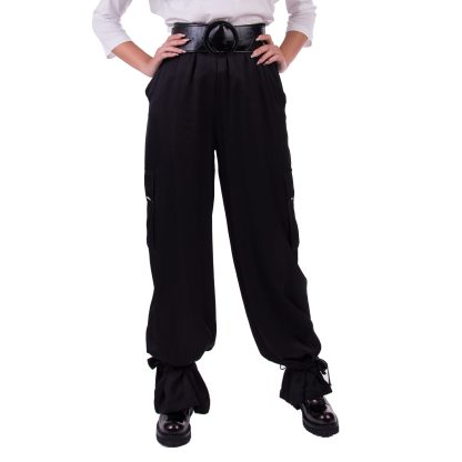 Dimora czarne oversizowe spodnie