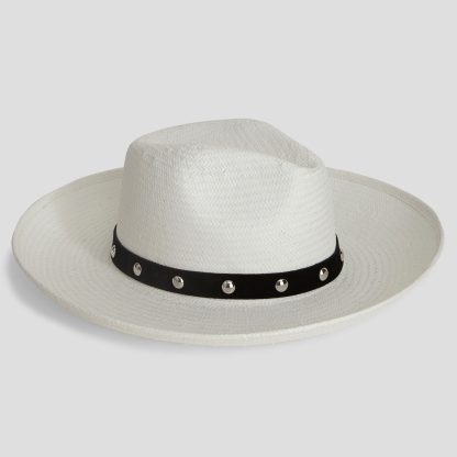Dondup biały kapelusz