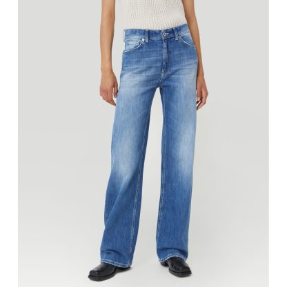 Dondup jeansy z szerokimi nogawkami