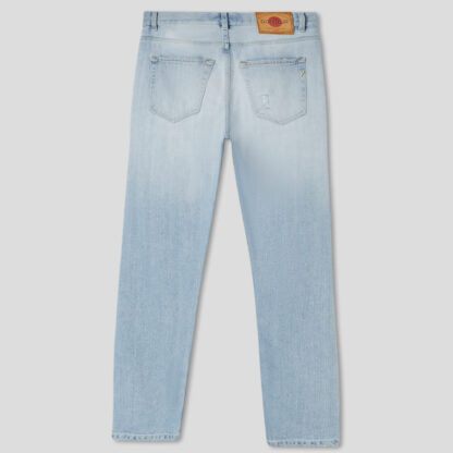 Dondup - jasne jeansy z przetarciami