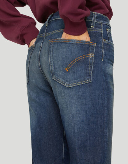 Dondup - proste jeansy z wysokim stanem