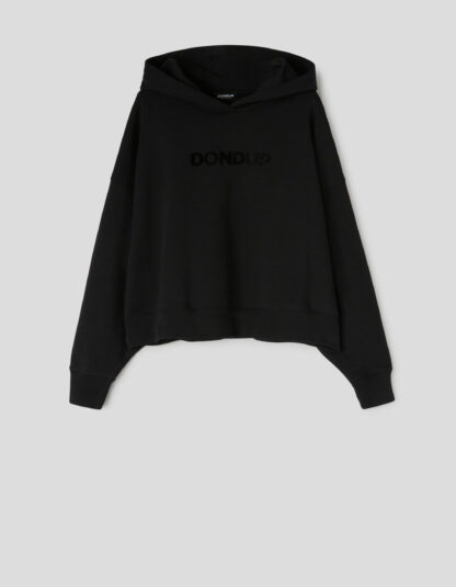 Dondup - czarna bluza z nadrukiem