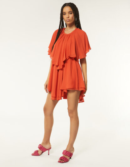 Dondup - pomarańczowa sukienka mini