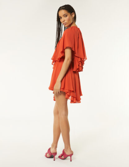 Dondup - pomarańczowa sukienka mini