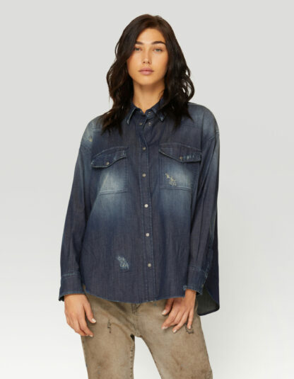 Dondup – koszula jeansowa oversize