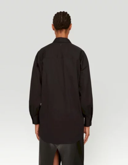 Dondup - czarna koszula z długim rękawem