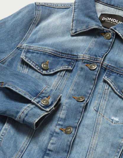Dondup- niebieska kurtka jeansowa