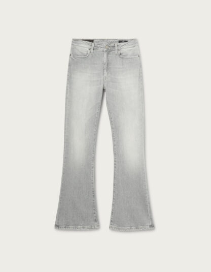 Dondup – szare jeansy 7/8 z rozszerzaną nogawką