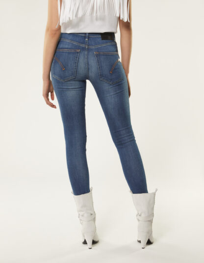 Dondup - dopasowane jeansy super skinny