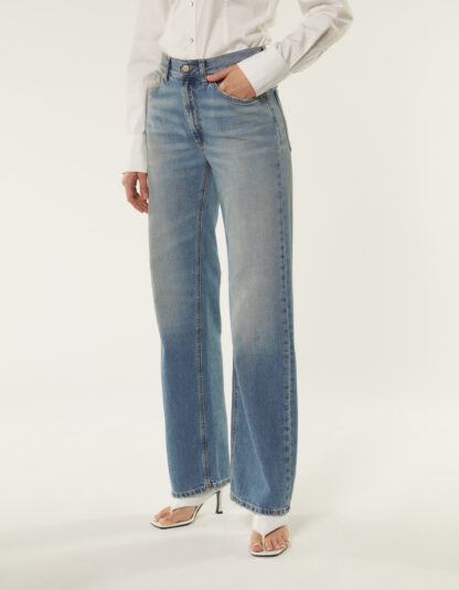Dondup - jeansy z szerokimi nogawkami