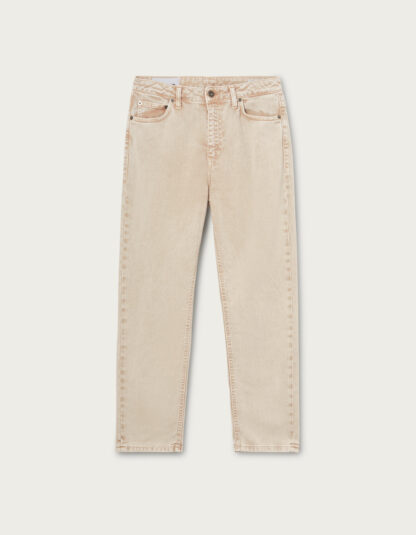 Dondup - beżowe spodnie jeansowe