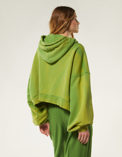 Dondup - zielona bluza zapinana na zamek
