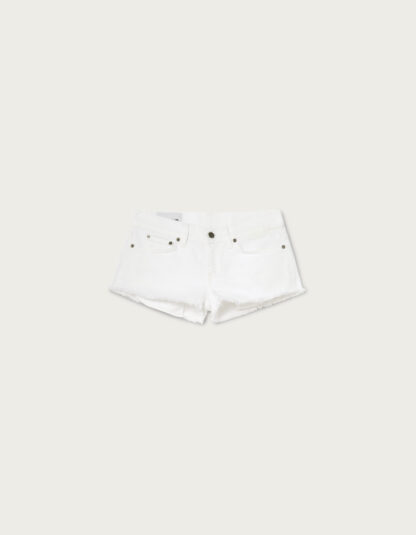 Dondup – białe spodenki jeansowe