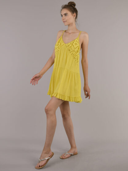 Dondup - żółta sukienka mini