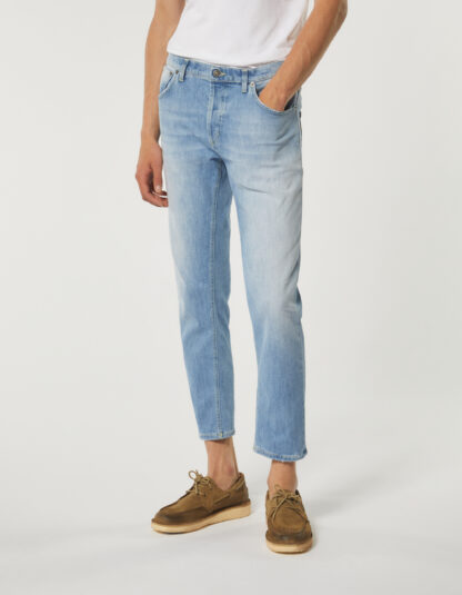 Dondup - jasne jeansy ze zwężaną nogawką