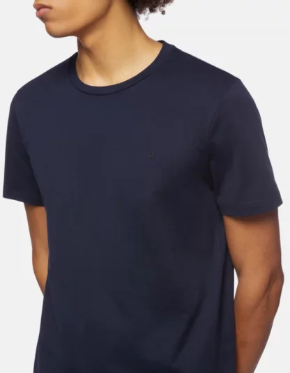 Dondup - granatowy t-shirt basic