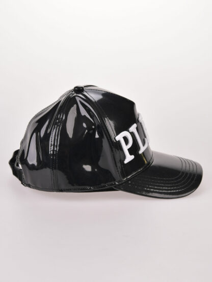 Philipp Plein - lakierowana czapka z daszkiem