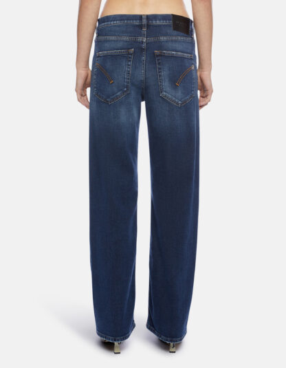 Dondup - luźne jeansy z szerokimi nogawkami