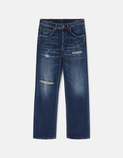 Dondup - luźne jeansy z szerokimi nogawkami