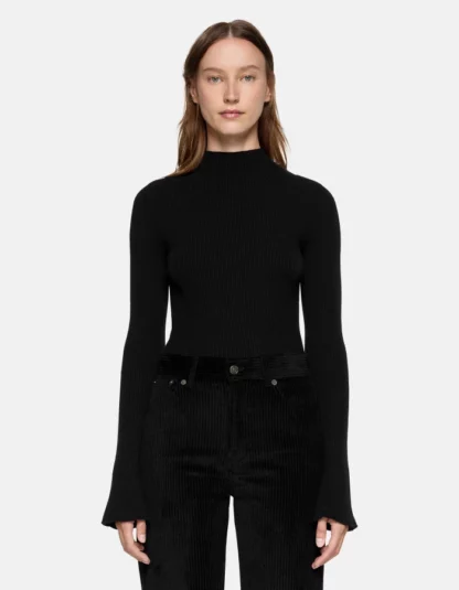 Dondup - dopasowany czarny sweter