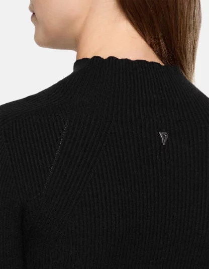 Dondup - dopasowany czarny sweter