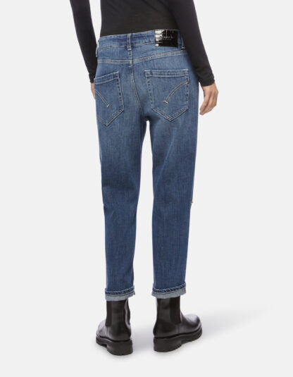 Dondup - luźne jeansy z kolczykami 