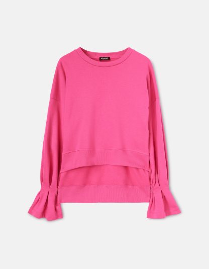 Dondup - różowa bluza z ozdobami