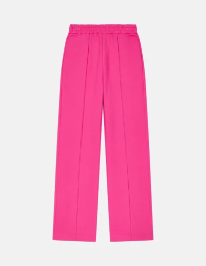 Dondup - różowe spodnie z bawełny