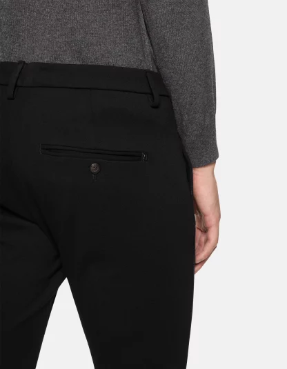 Dondup - czarne dopasowane spodnie męskie