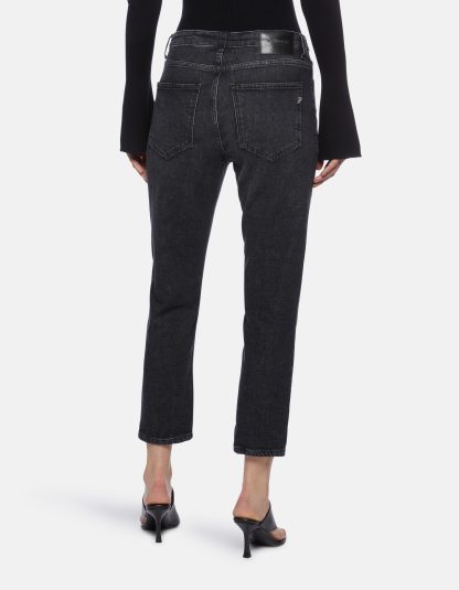 Dondup - czarne regularne jeansy