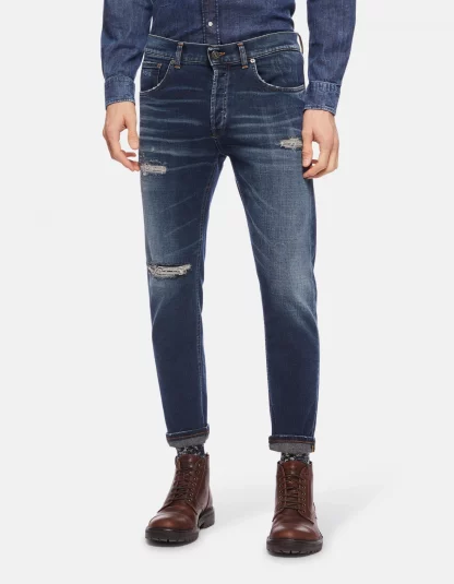 Dondup - męskie jeansy z niskim stanem
