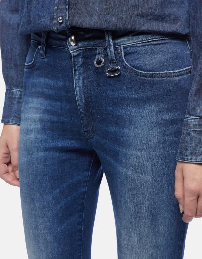 Dondup - niebieskie jeansy skinny