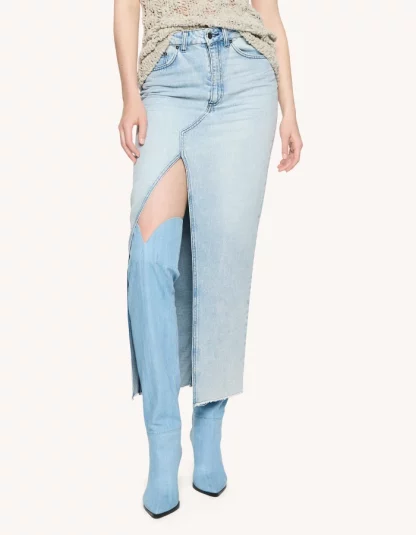 Dondup - jeansowa spódnica maxi