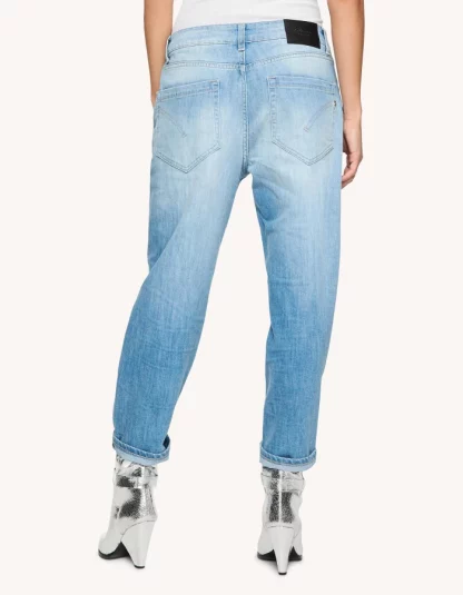 Dondup – jeansy z połyskującymi dodatkami