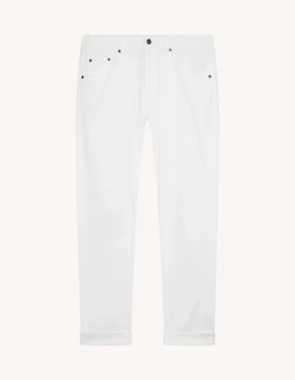 Dondup - białe jeansy męskie