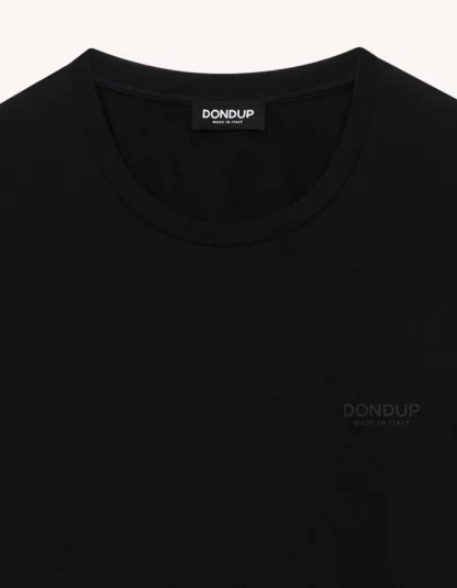 Dondup – czarna dopasowana koszulka