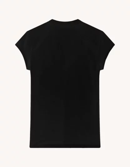 Dondup - czarna dopasowana koszulka