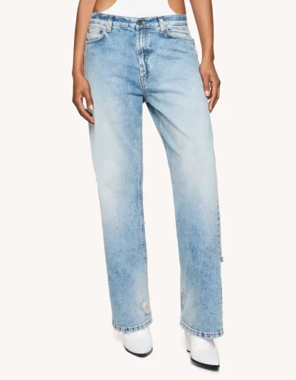 Dondup – jeansy przecierane z tyłu