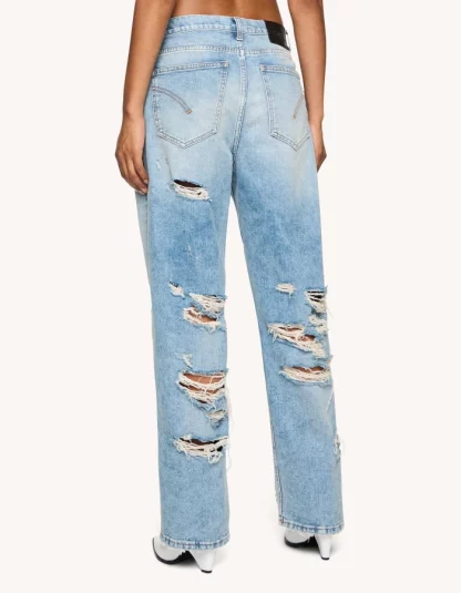 Dondup – jeansy przecierane z tyłu