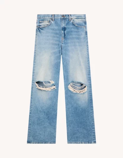 Dondup – jeansy z przetarciami na kolanach