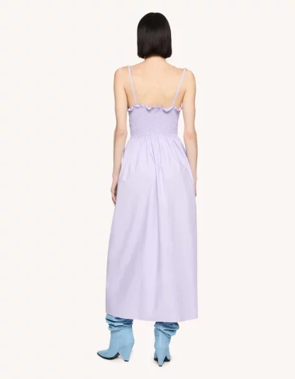Dondup – liliowa sukienka na ramiączkach