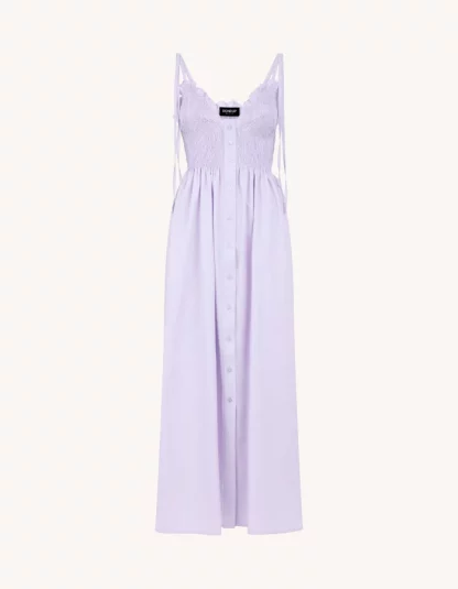Dondup – liliowa sukienka na ramiączkach