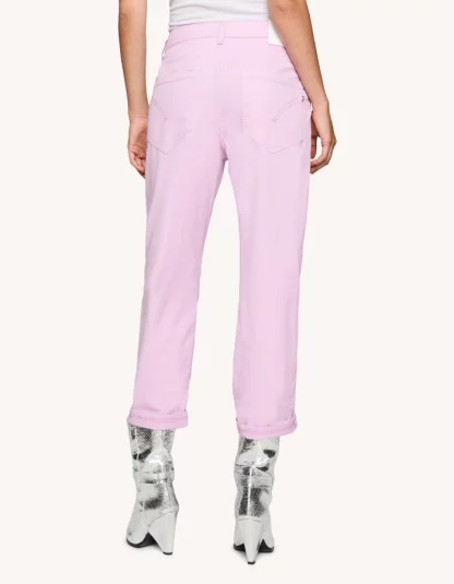 Dondup – luźne różowe jeansy