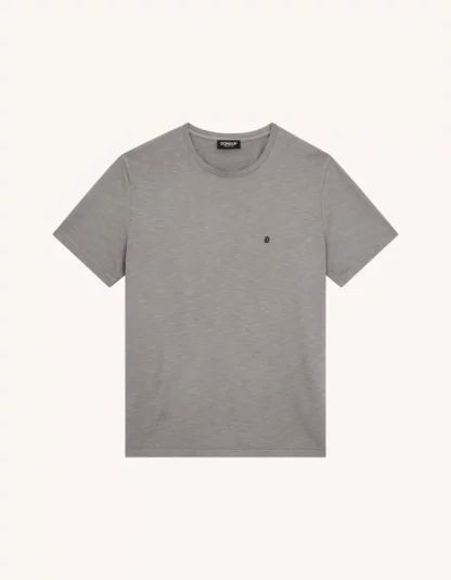 Dondup – szara koszulka o regularnym kroju
