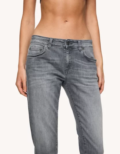 Dondup – szare elastyczne jeansy