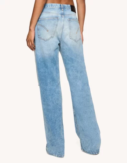 Dondup – jeansy z przetarciami na kolanach